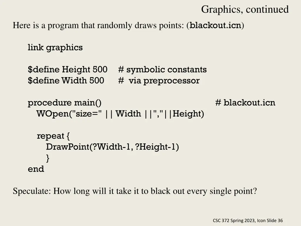 graphics continued