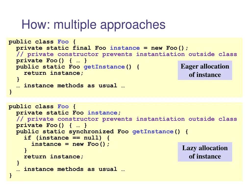how multiple approaches