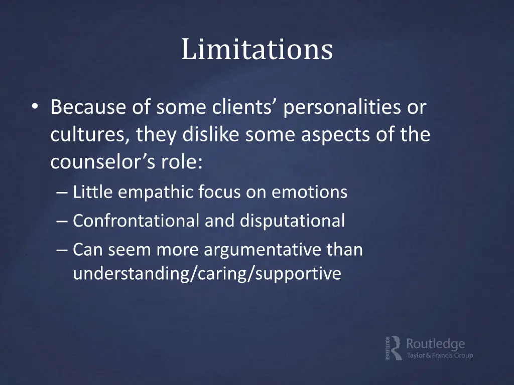 limitations