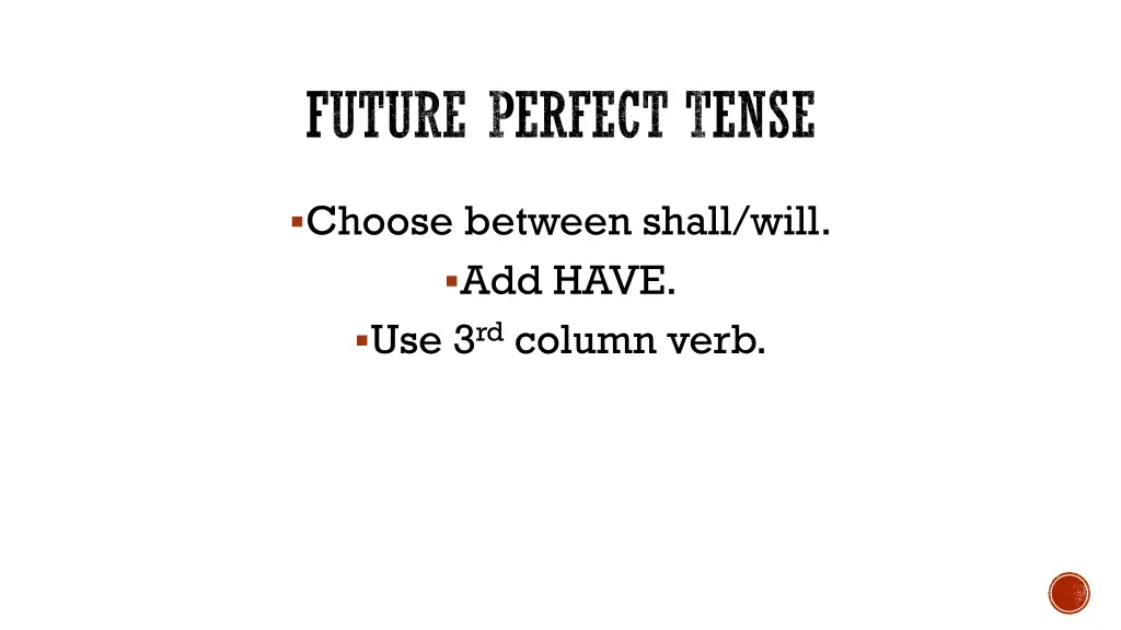 future perfect tense