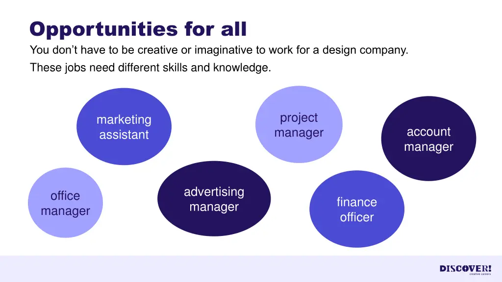 opportunities for all you don t have