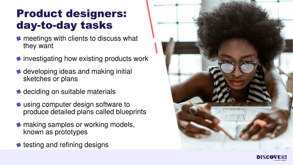 product designers day to day tasks meetings with