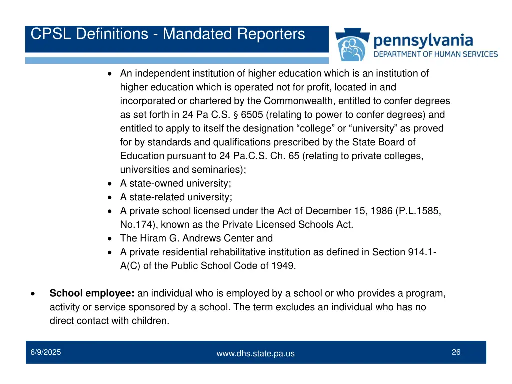 cpsl definitions mandated reporters 2