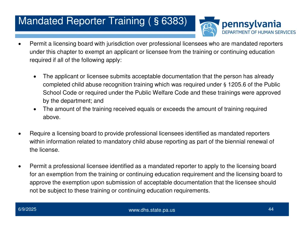 mandated reporter training 6383 3