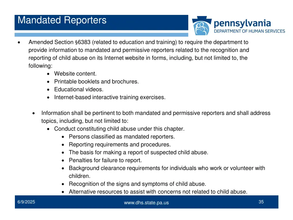 mandated reporters 6