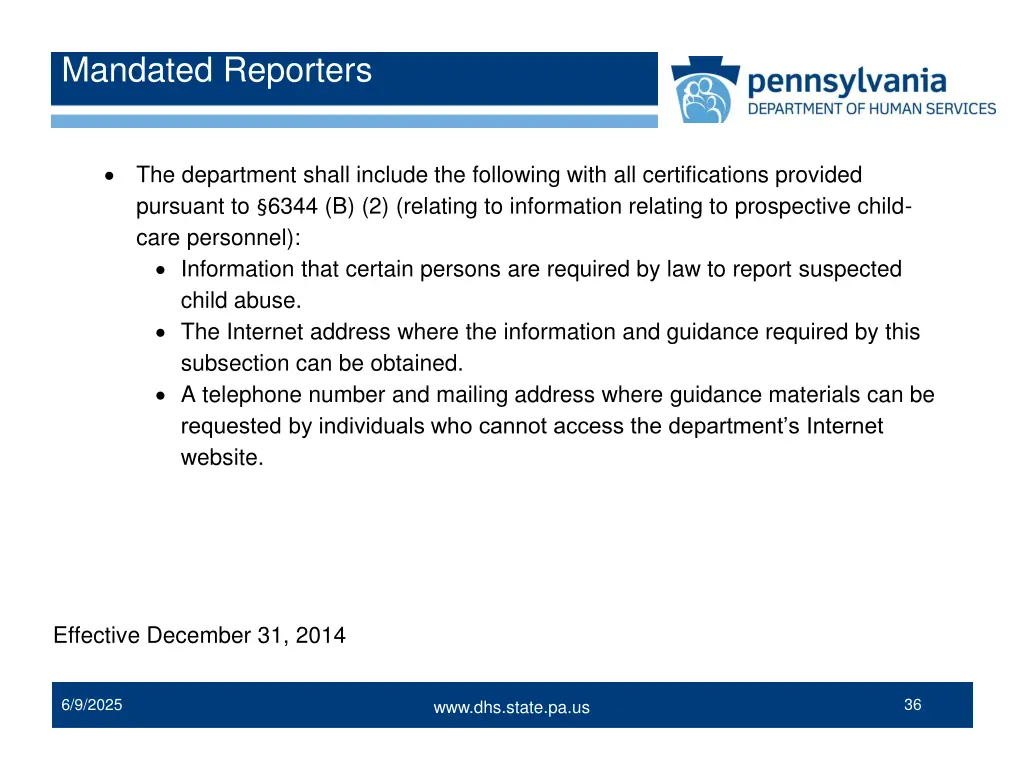 mandated reporters 7