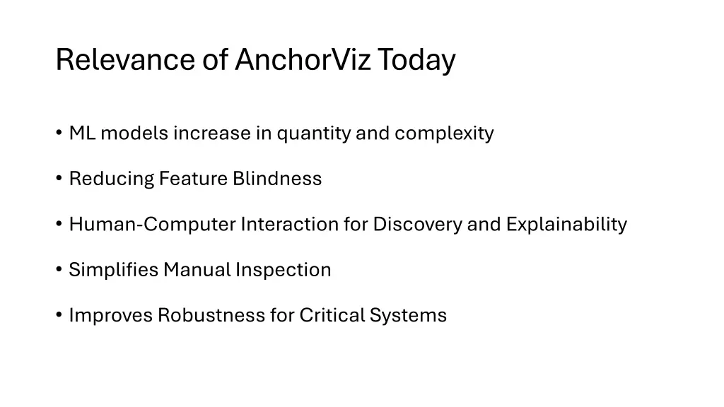 relevance of anchorviztoday