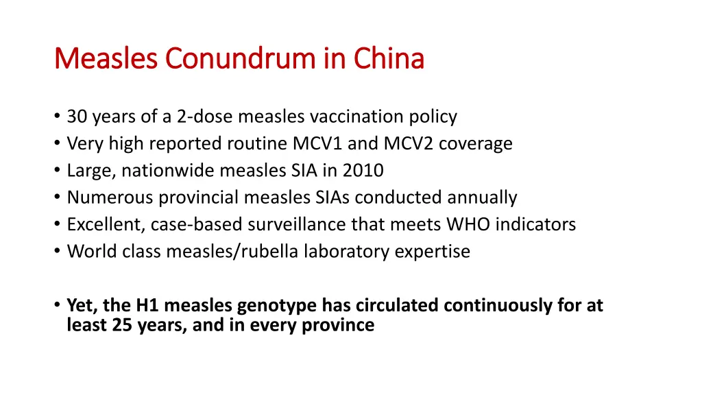 measles conundrum in china measles conundrum
