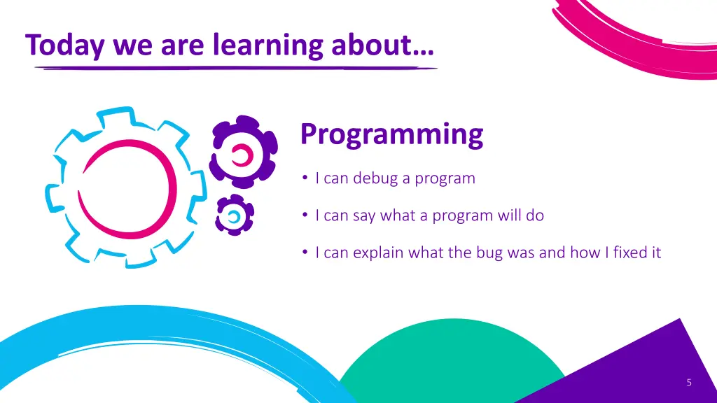 today we are learning about