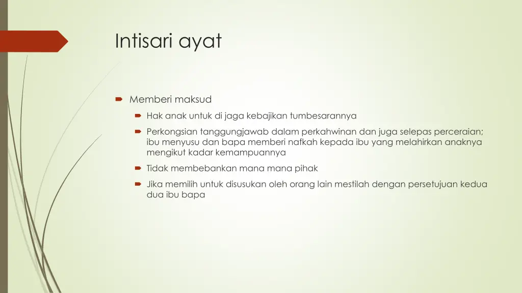 intisari ayat