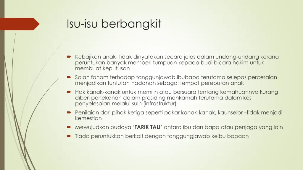 isu isu berbangkit