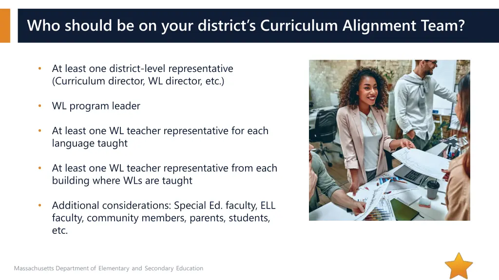 who should be on your district s curriculum