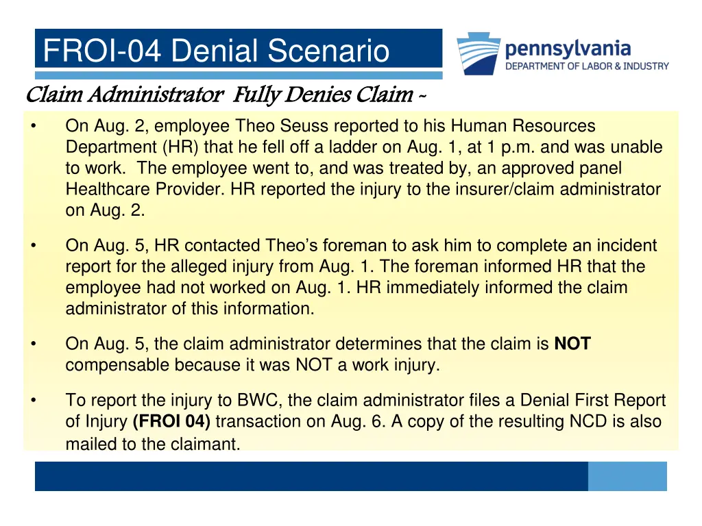 froi 04 denial scenario