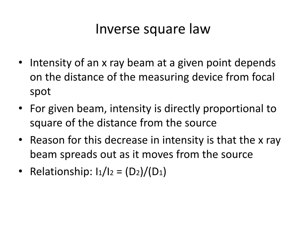 inverse square law