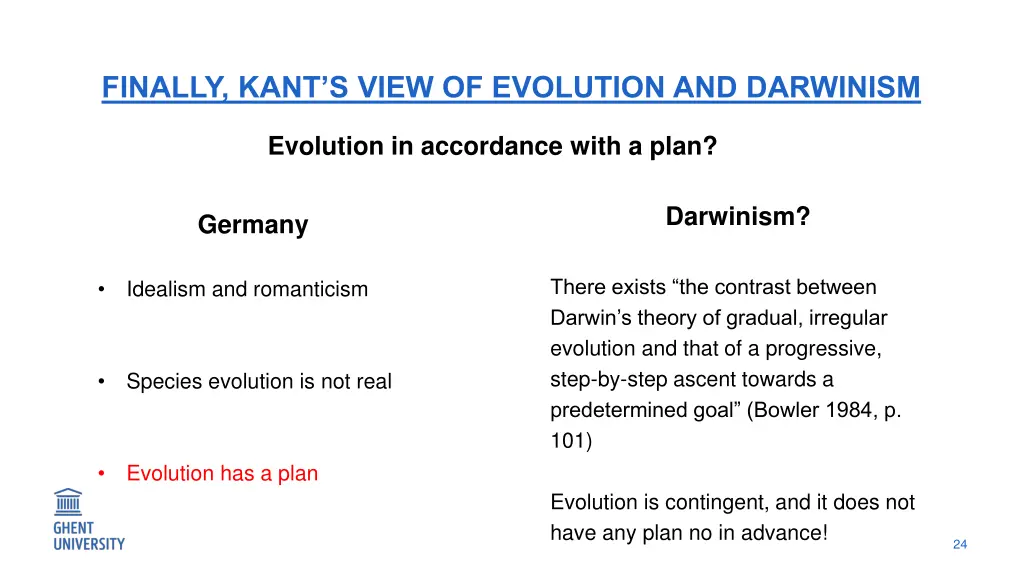 finally kant s view of evolution and darwinism 1