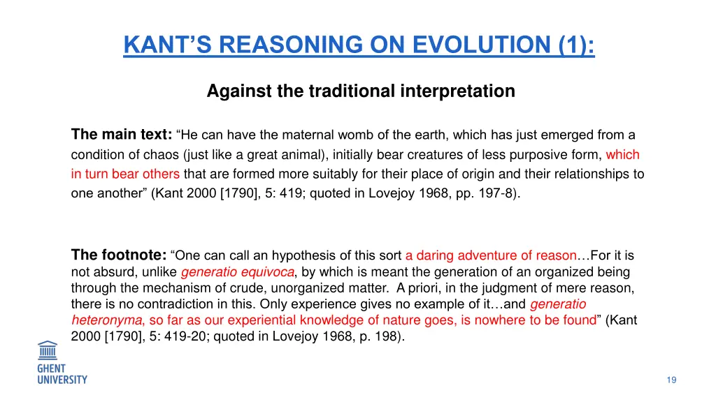 kant s reasoning on evolution 1