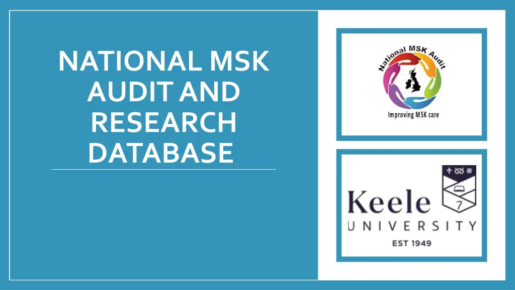 national msk audit and research database