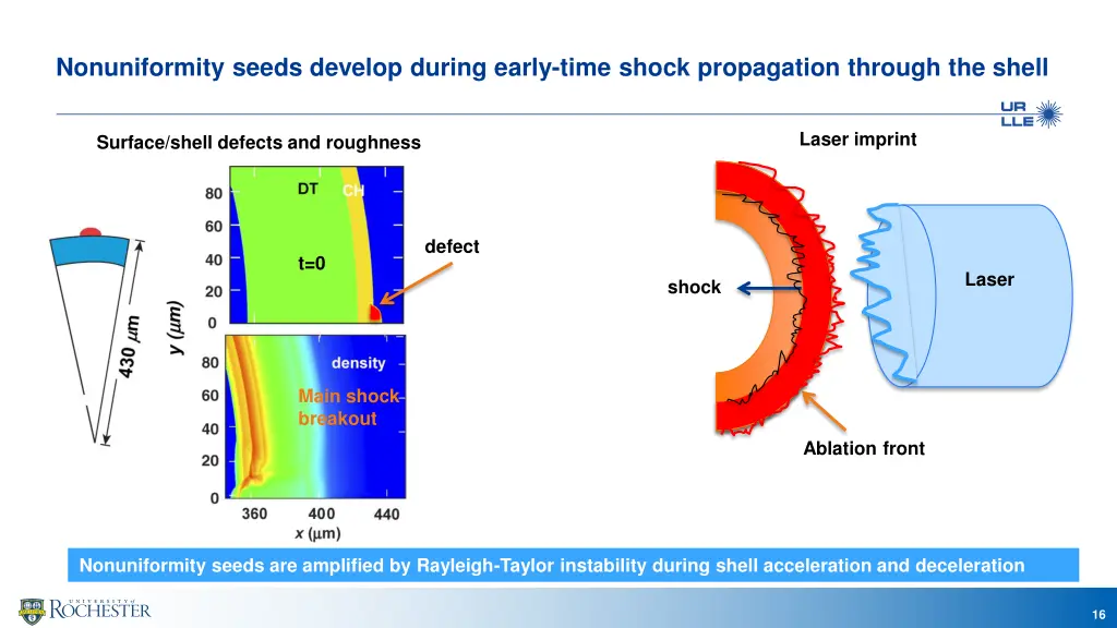 nonuniformity seeds develop during early time