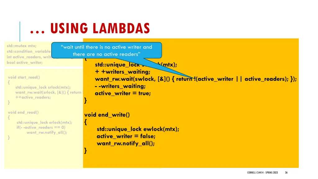 using lambdas 1