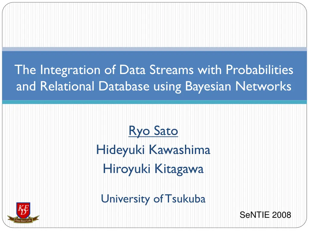 the integration of data streams with