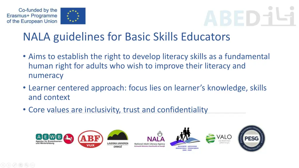 nala guidelines for basic skills educators