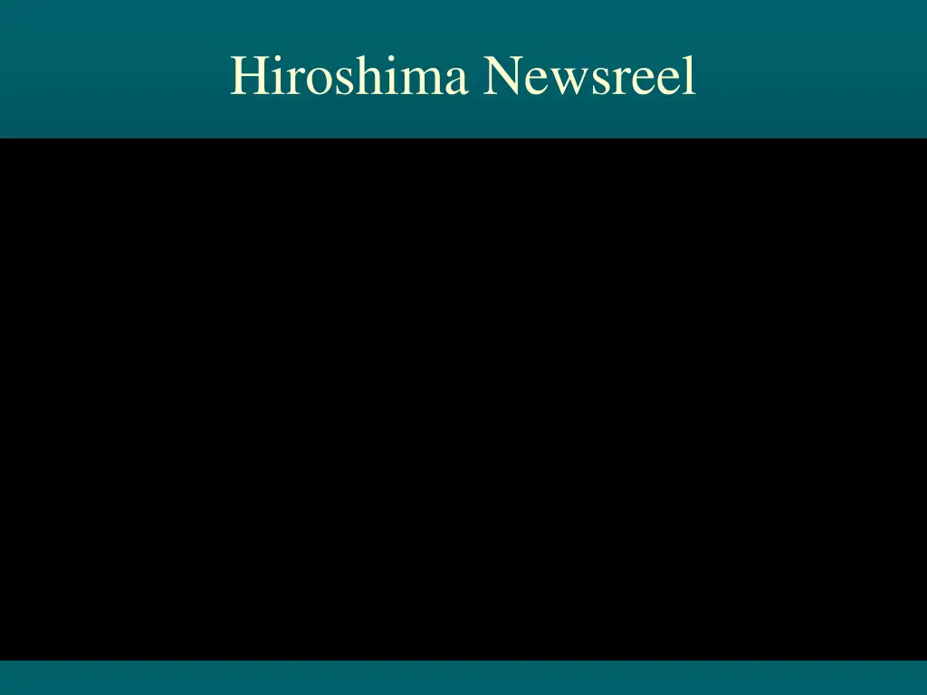 hiroshima newsreel