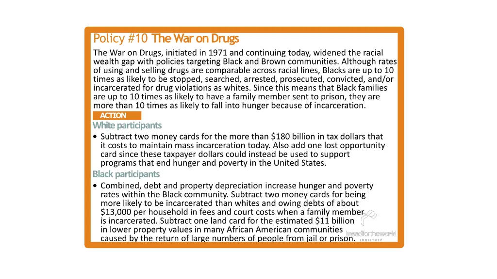 policy 10 the war on drugs the war on drugs 1