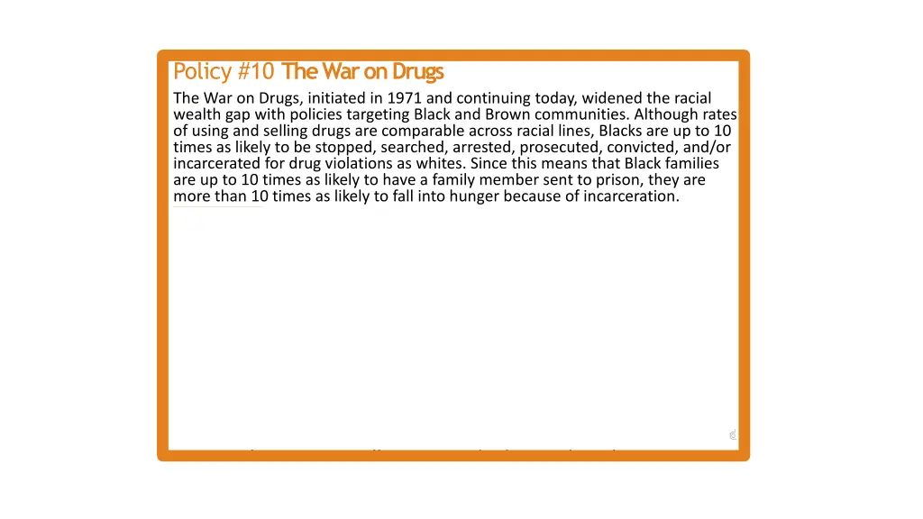 policy 10 the war on drugs the war on drugs