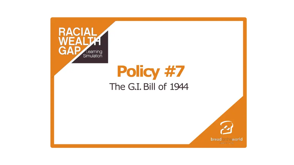 policy 7 the g i bill of 1944
