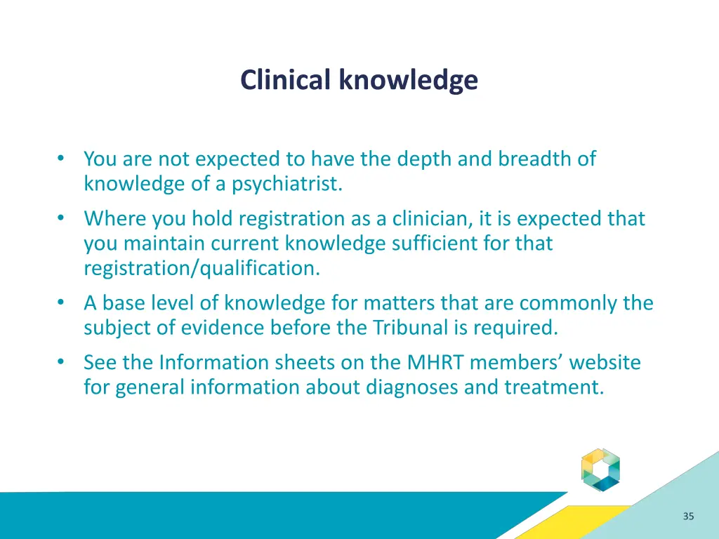 clinical knowledge