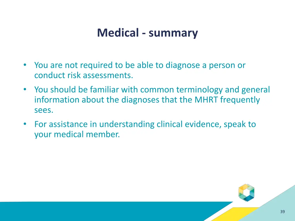 medical summary