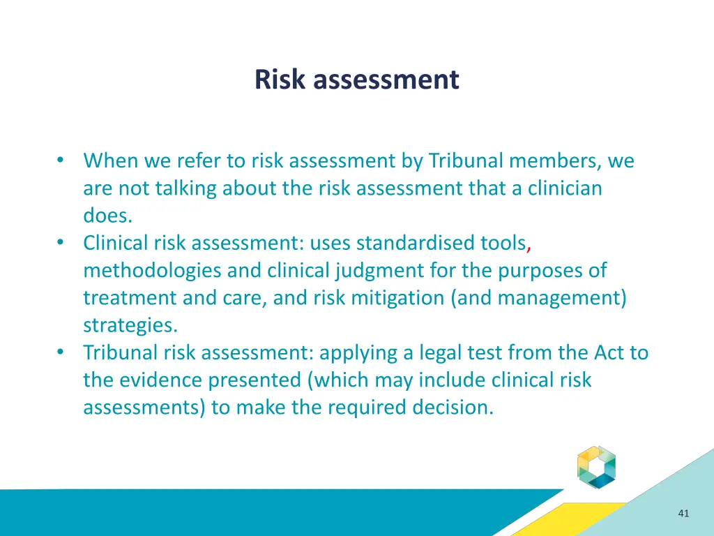 risk assessment