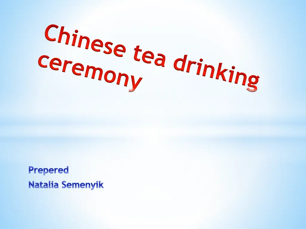 chinese tea drinking