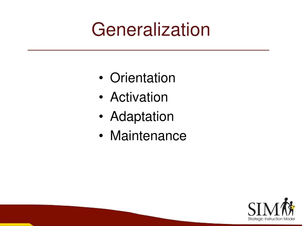 generalization