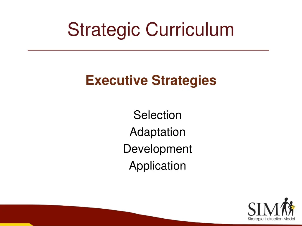 strategic curriculum 5