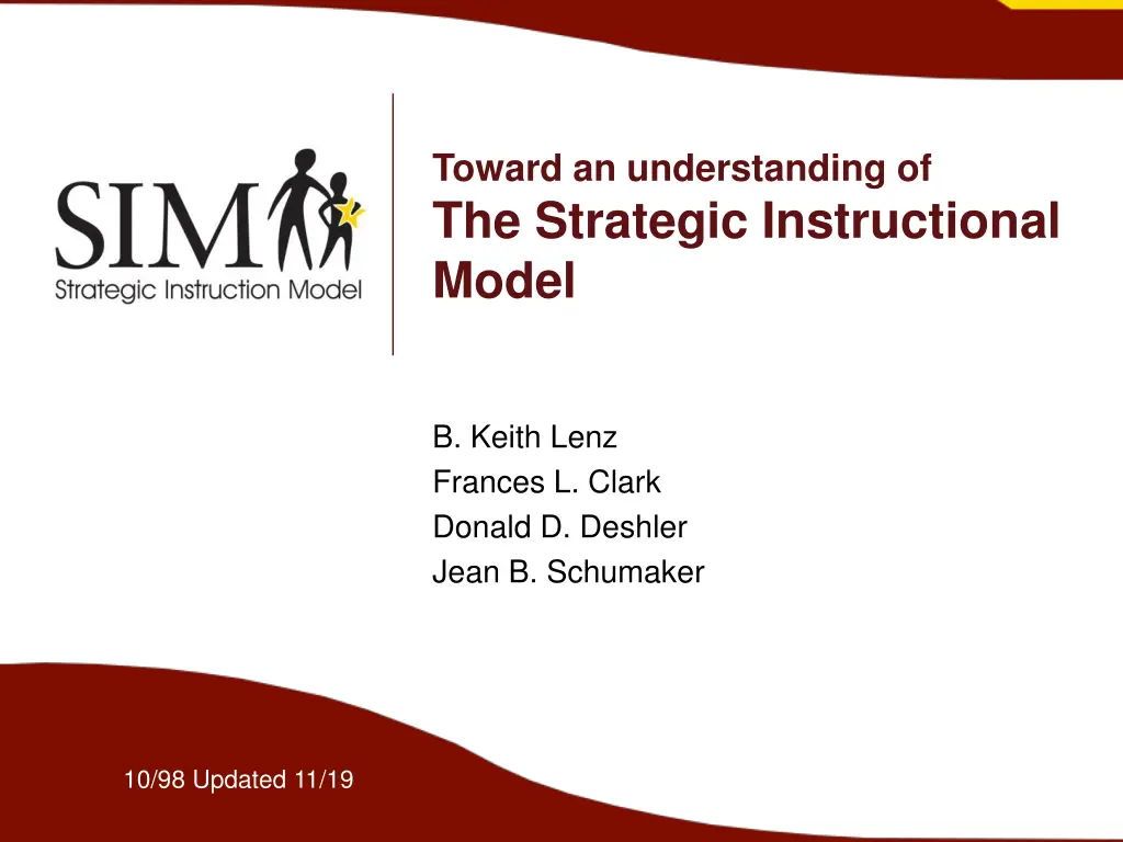 toward an understanding of the strategic