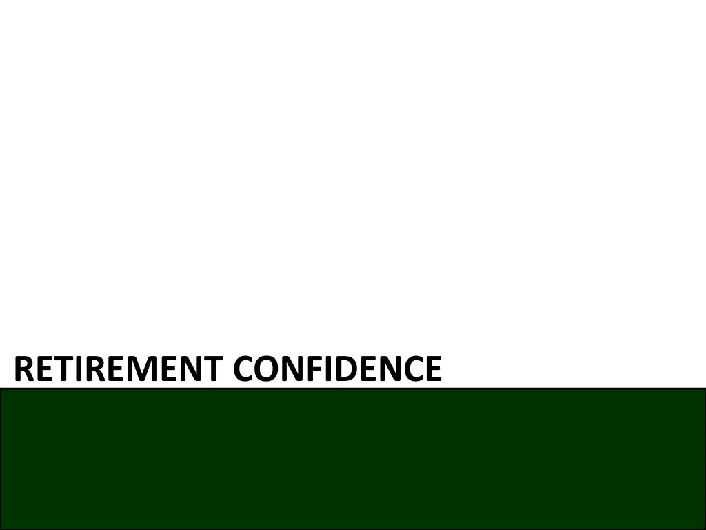 retirement confidence
