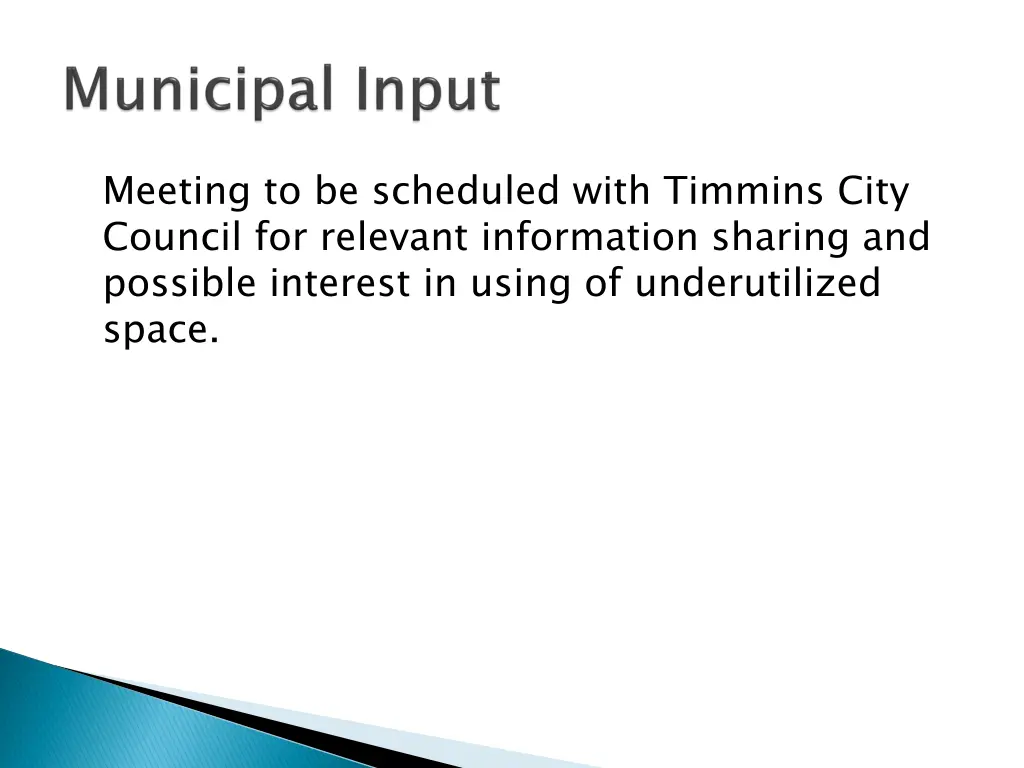 meeting to be scheduled with timmins city council