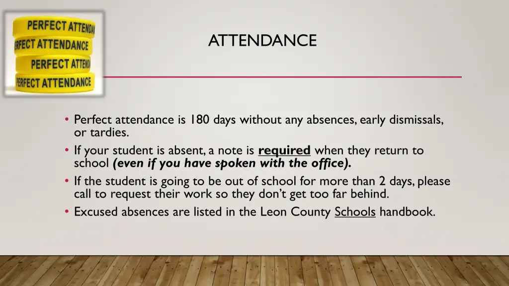 attendance
