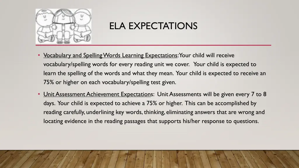 ela expectations 1