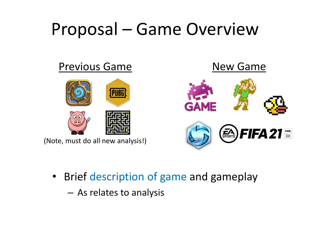 proposal game overview