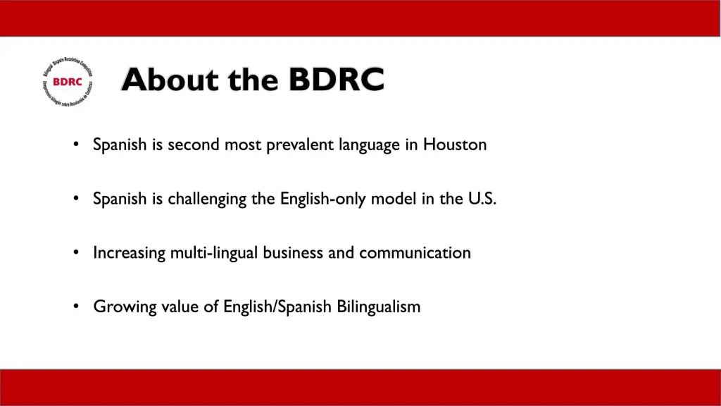 about the bdrc