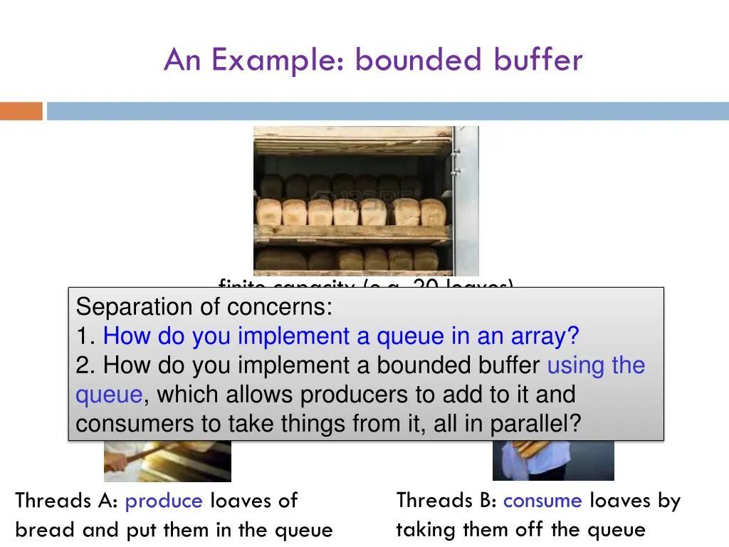 an example bounded buffer 1