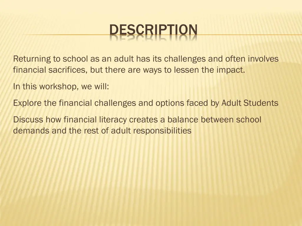 description