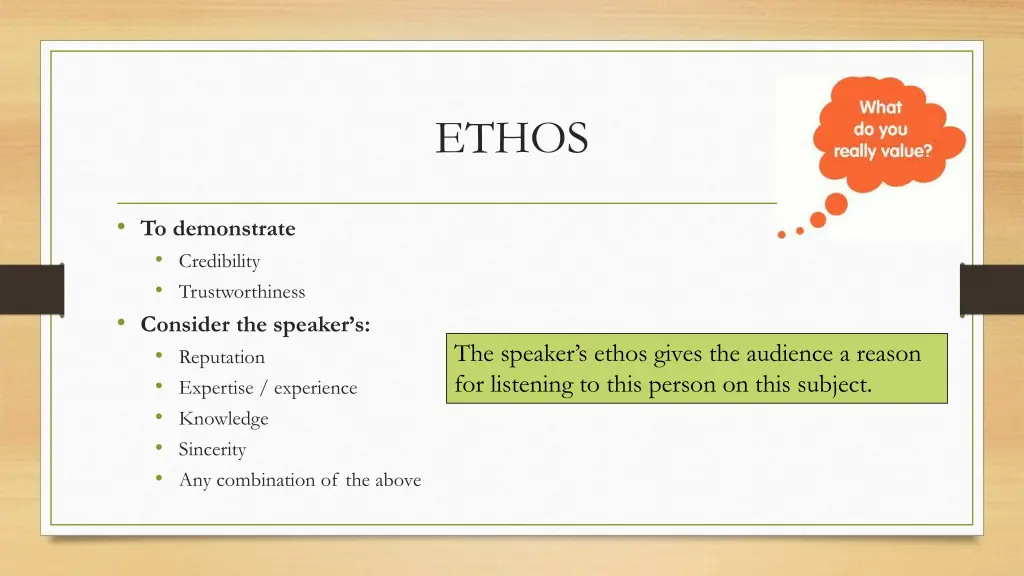ethos