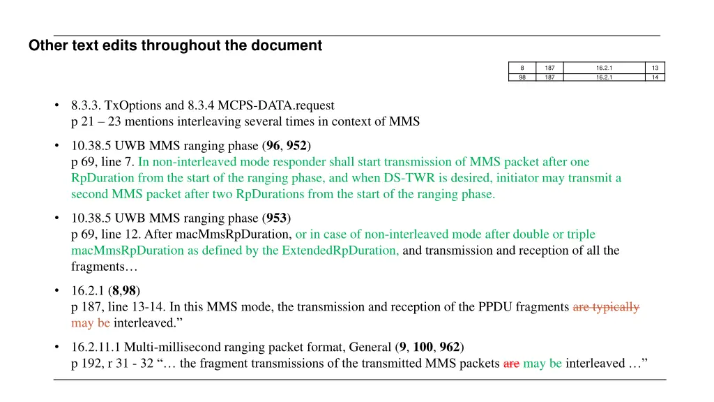 other text edits throughout the document