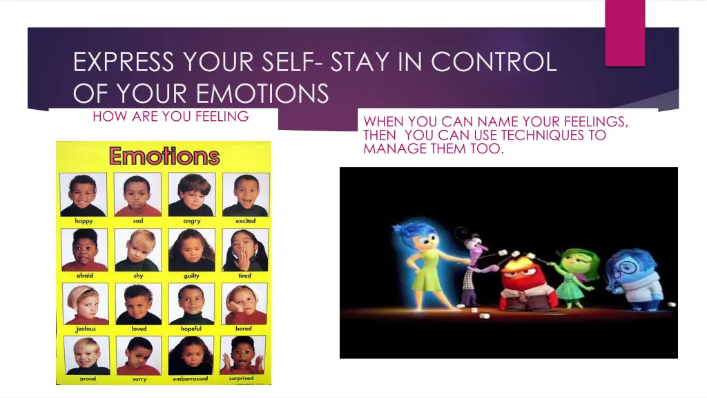 express your self stay in control of your