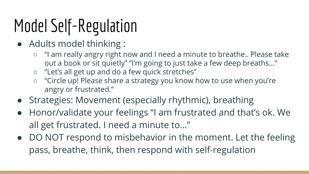 model self regulation adults model thinking