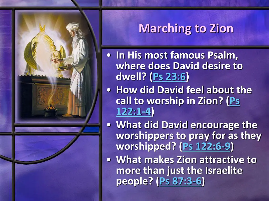 marching to zion