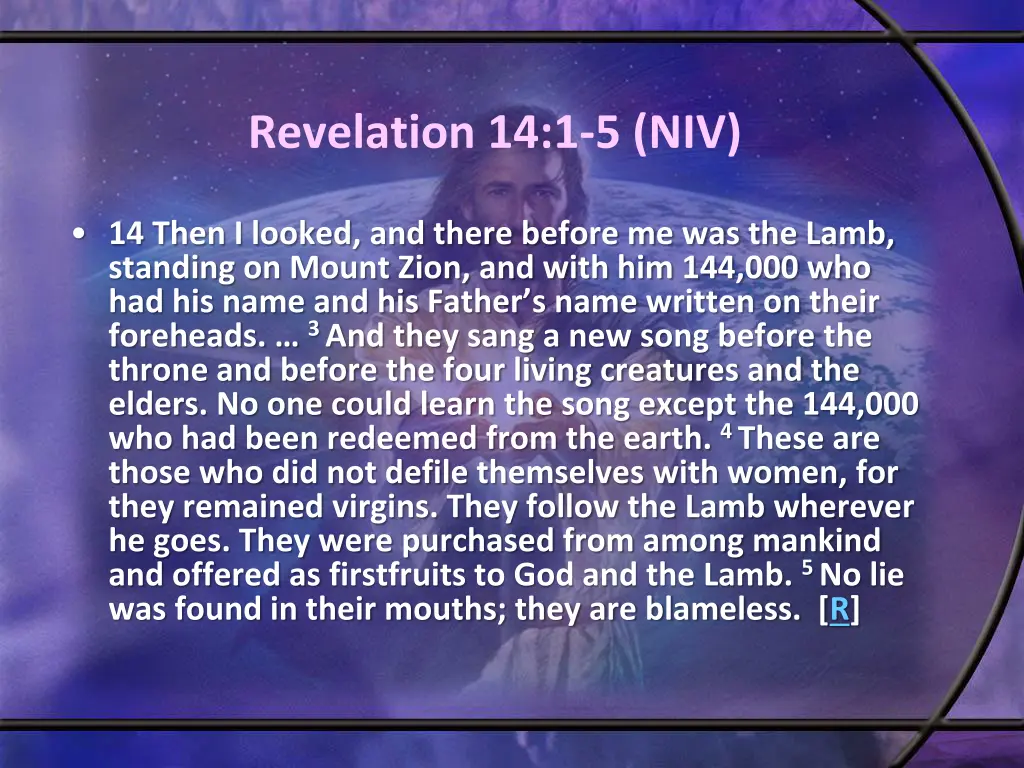 revelation 14 1 5 niv
